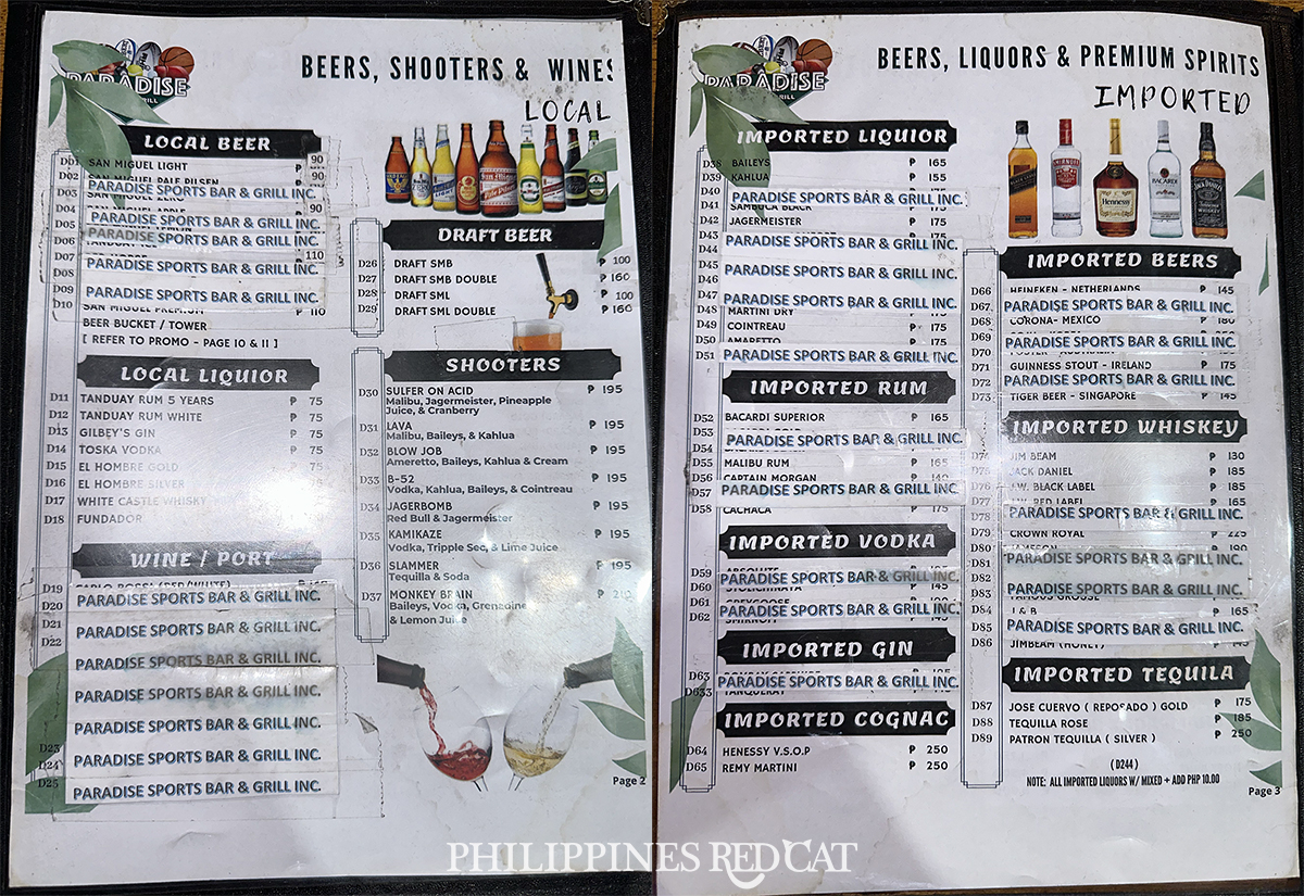Angeles Girly Bar Prices