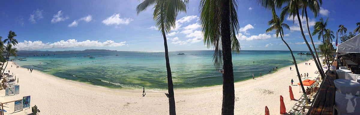 Boracay White Beach at noon