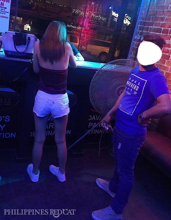 Girl in Davao Nightclub